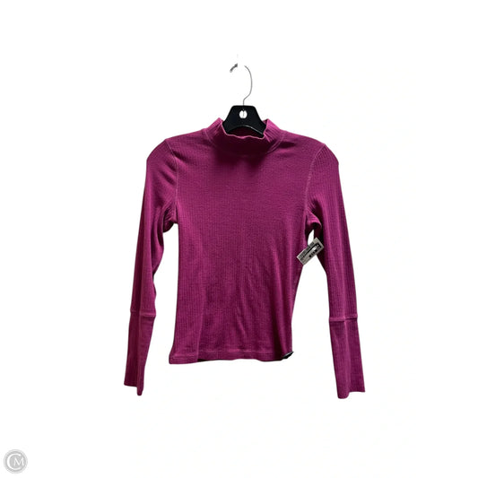 Top Long Sleeve By Free People In Pink, Size: S