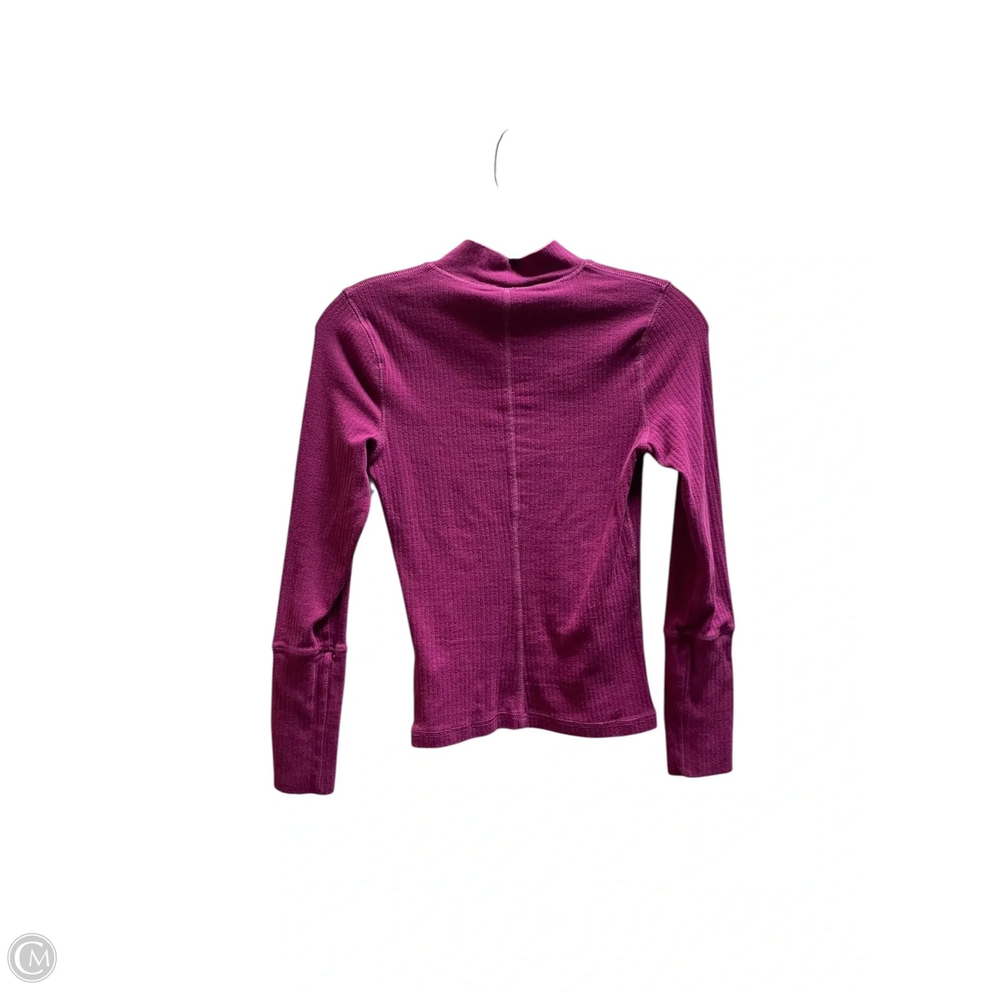 Top Long Sleeve By Free People In Pink, Size: S