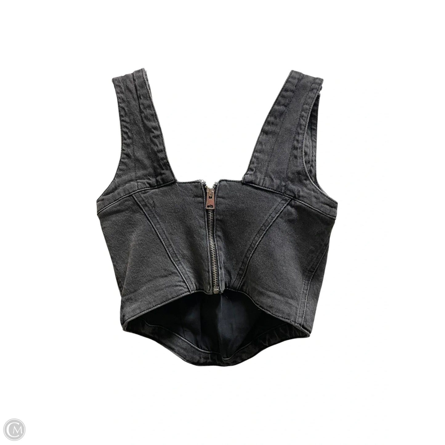 Top Sleeveless Designer By All Saints In Grey, Size: 4