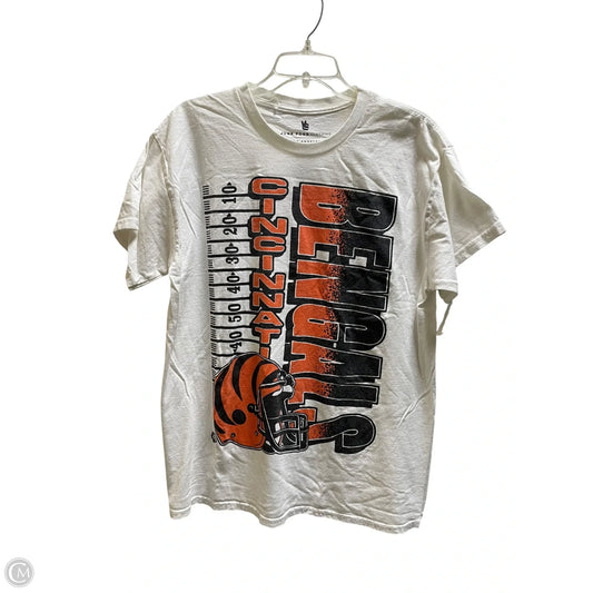 Top Short Sleeve By Junk Food In White, Size: M