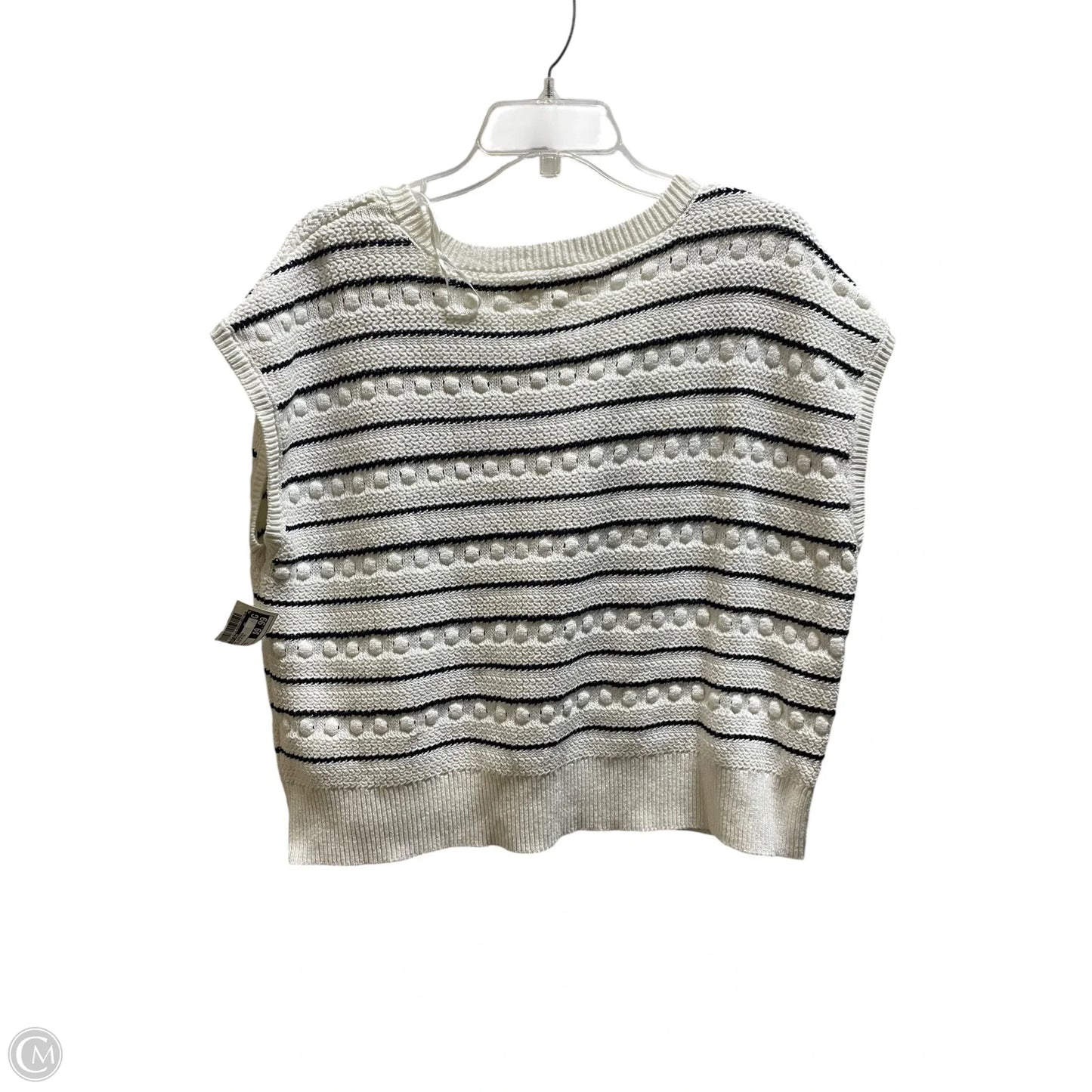 Top Sleeveless By Lucky Brand In Striped Pattern, Size: L