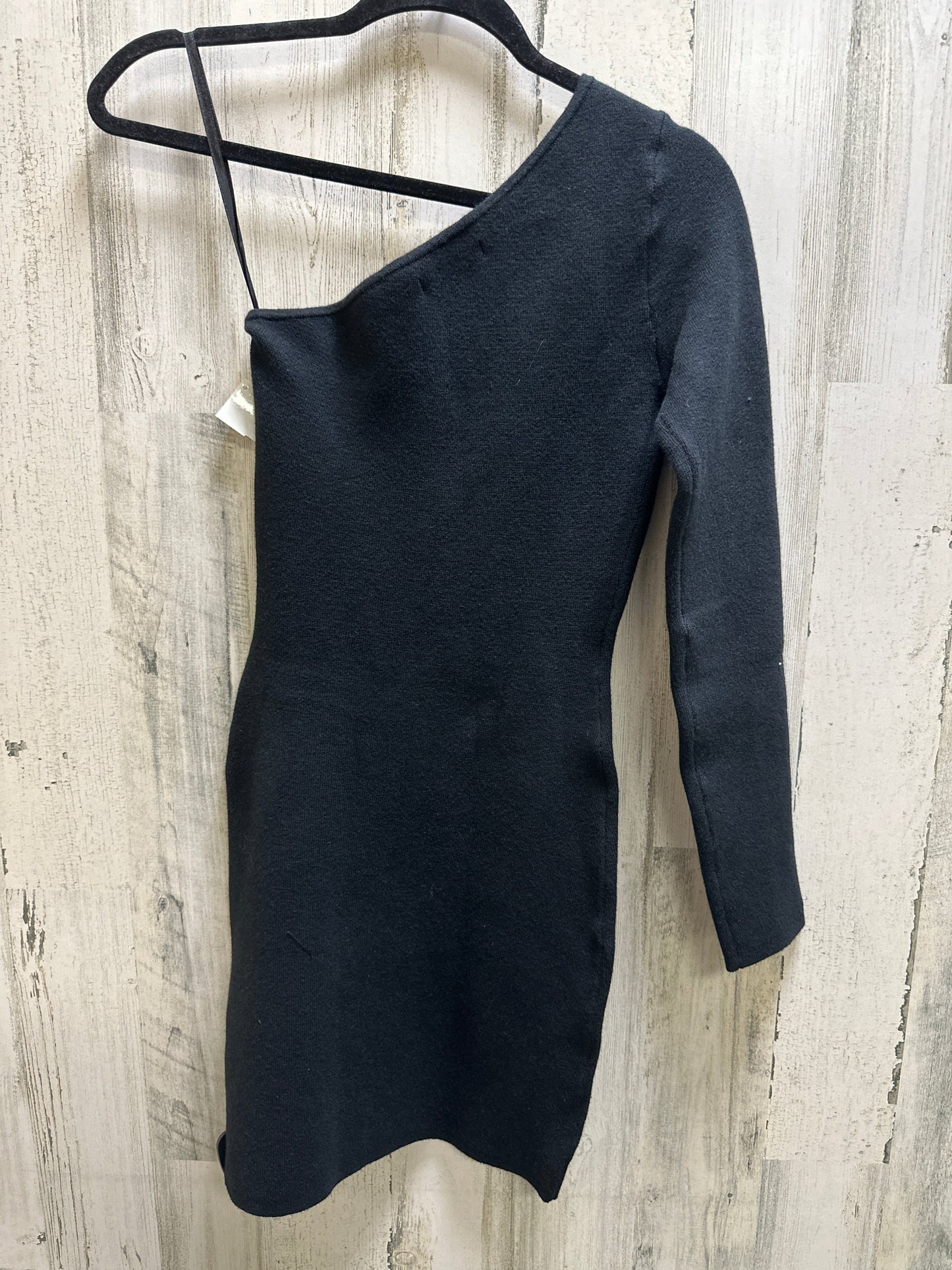 Black Dress Casual Midi Abercrombie And Fitch, Size Xs