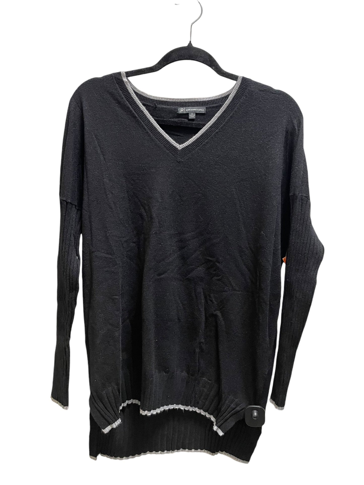 Top Long Sleeve By Adrianna Papell In Black, Size: S