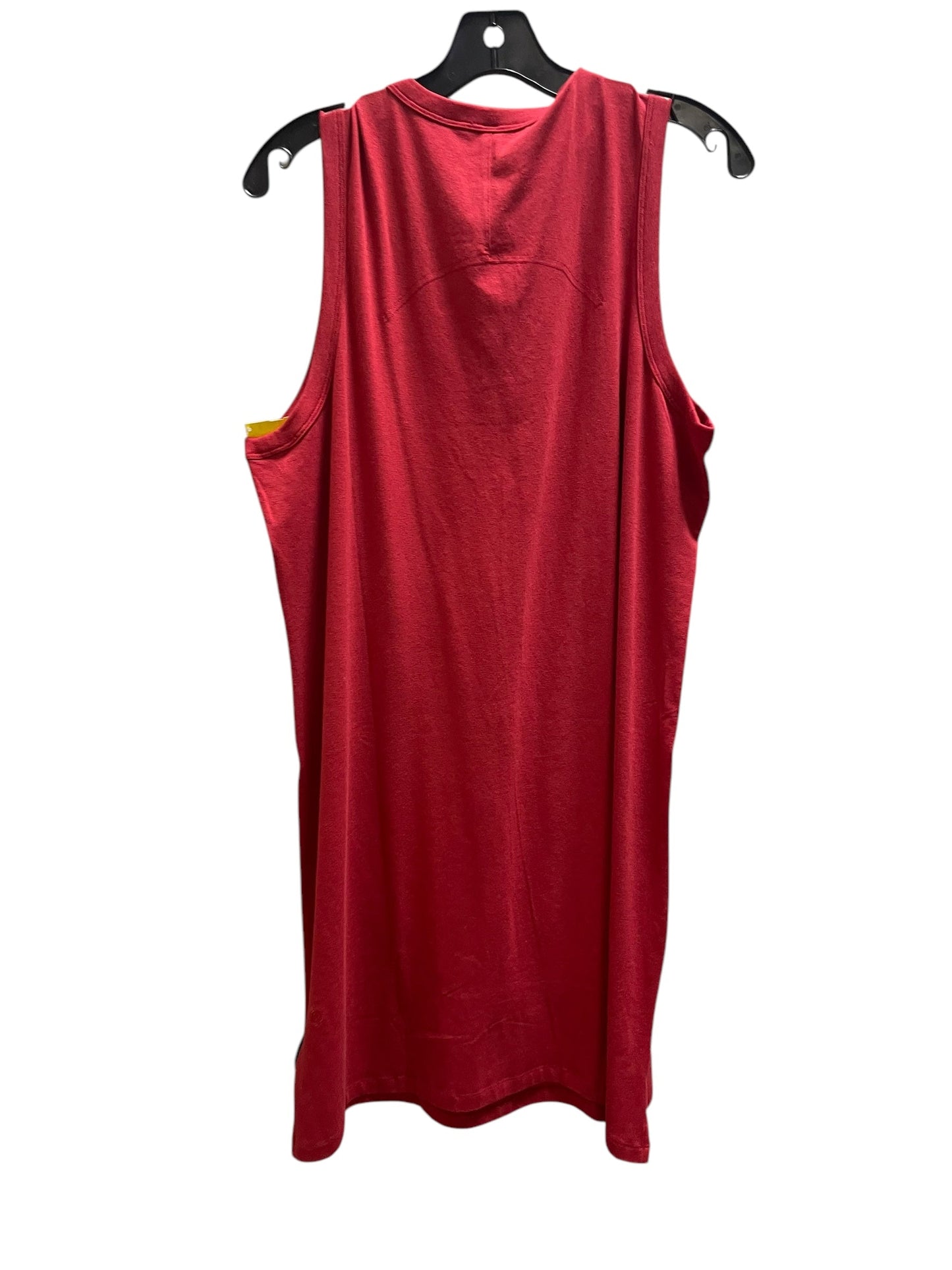 Athletic Dress By Lululemon In Red, Size: 12