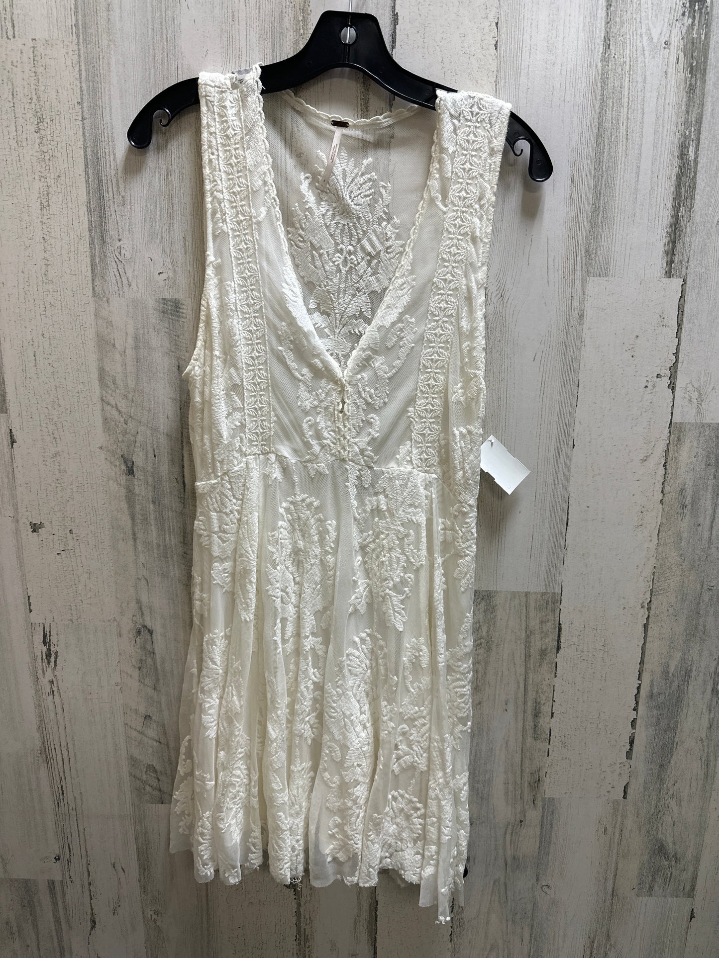 White Dress Casual Maxi Free People, Size 8