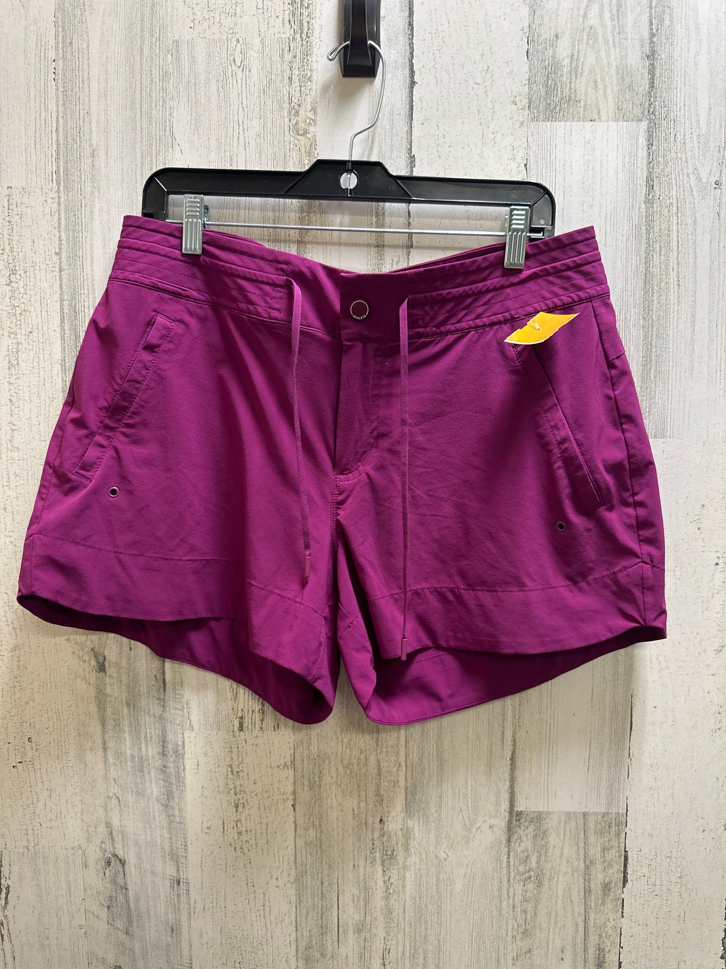 Purple Athletic Shorts Athleta, Size L