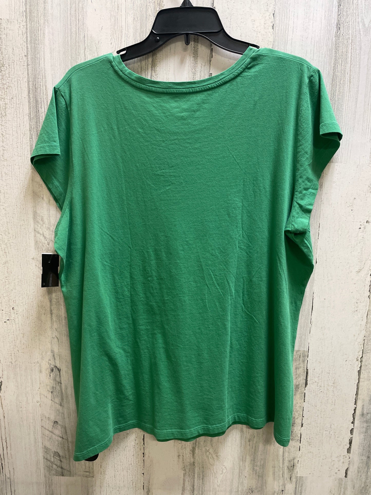 Top Short Sleeve By Universal Thread In Green, Size: 2x