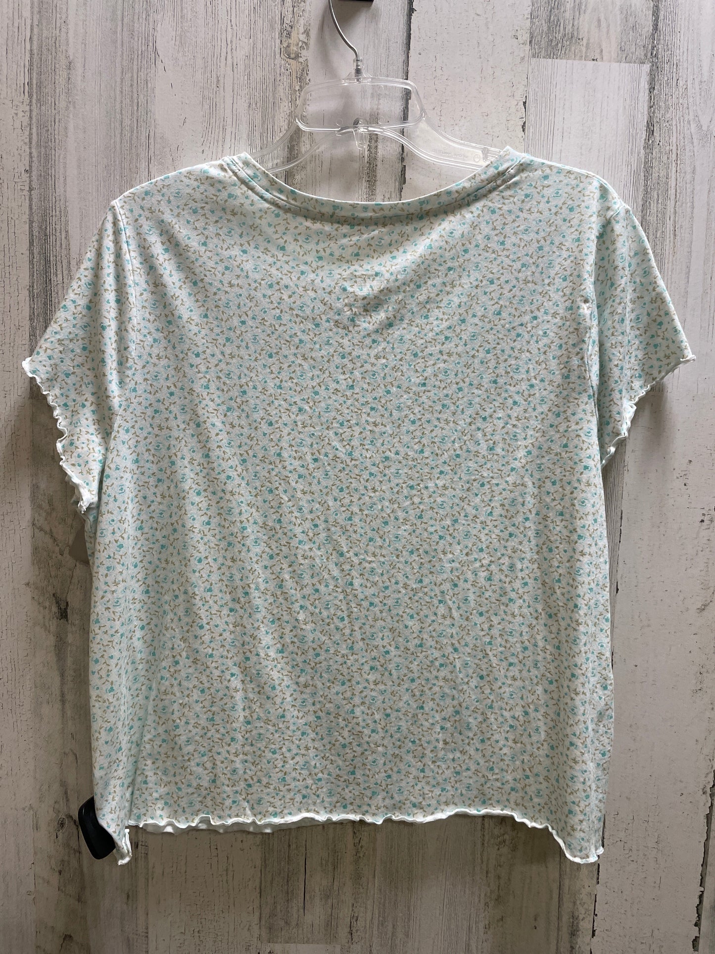 Top Short Sleeve By Clothes Mentor In Blue, Size: 2x