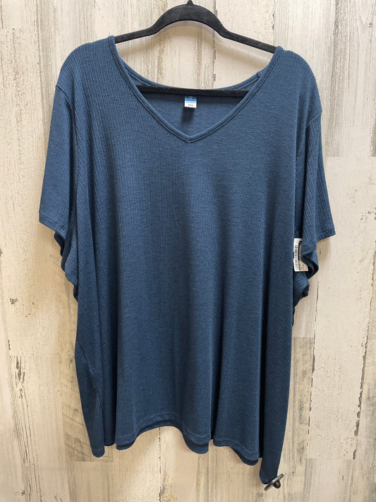 Top Short Sleeve By Old Navy In Blue, Size: 4x