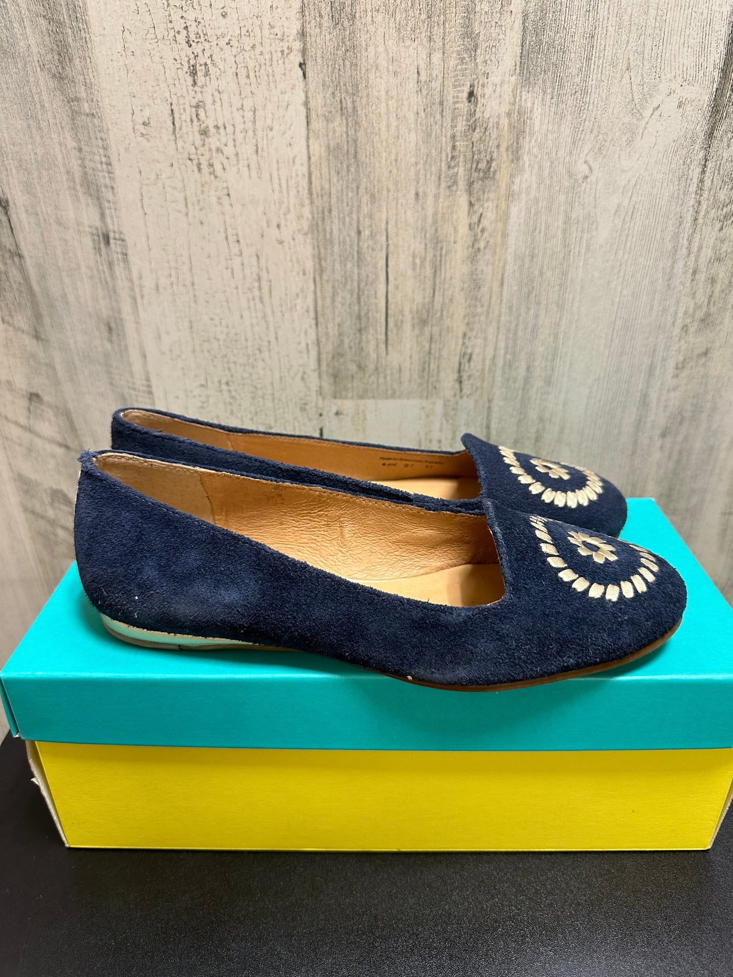 Navy Shoes Flats Jack Rogers, Size 6.5