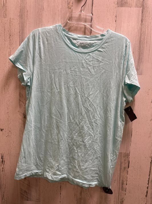 Blue Top Short Sleeve J. Crew, Size Xl