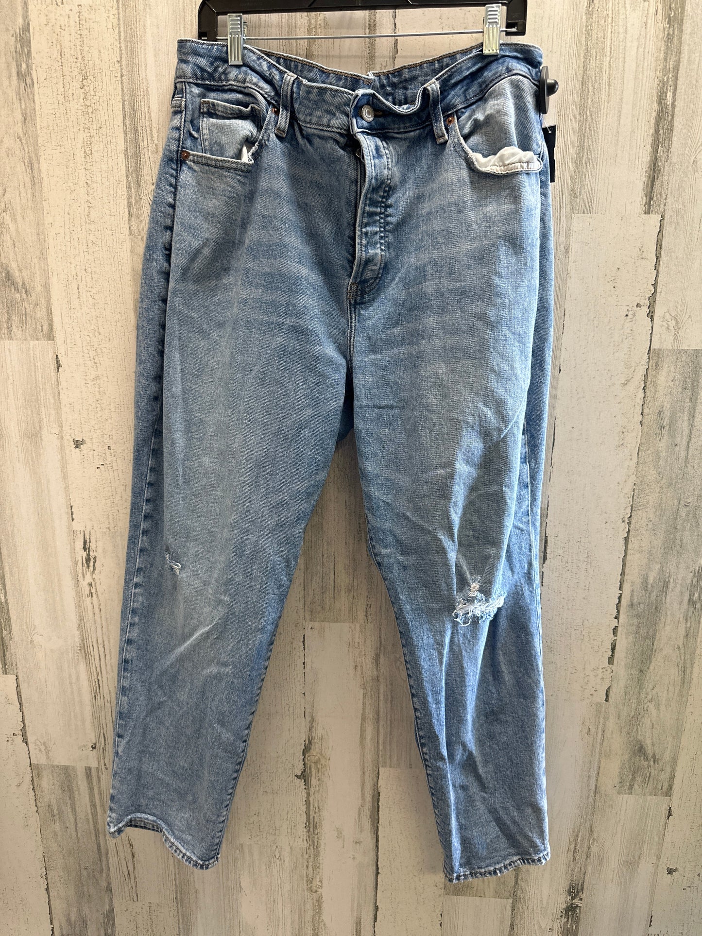 Blue Denim Jeans Straight Old Navy, Size 18