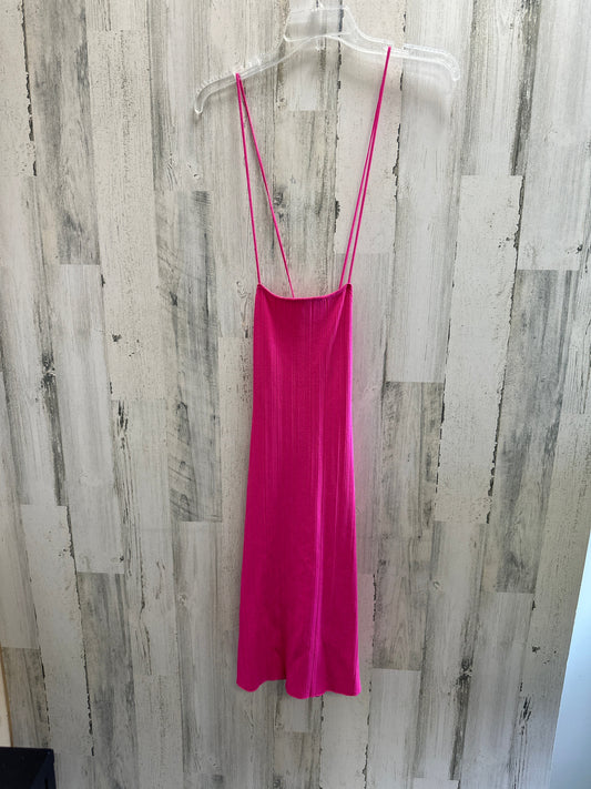 Pink Dress Casual Short Zara, Size M