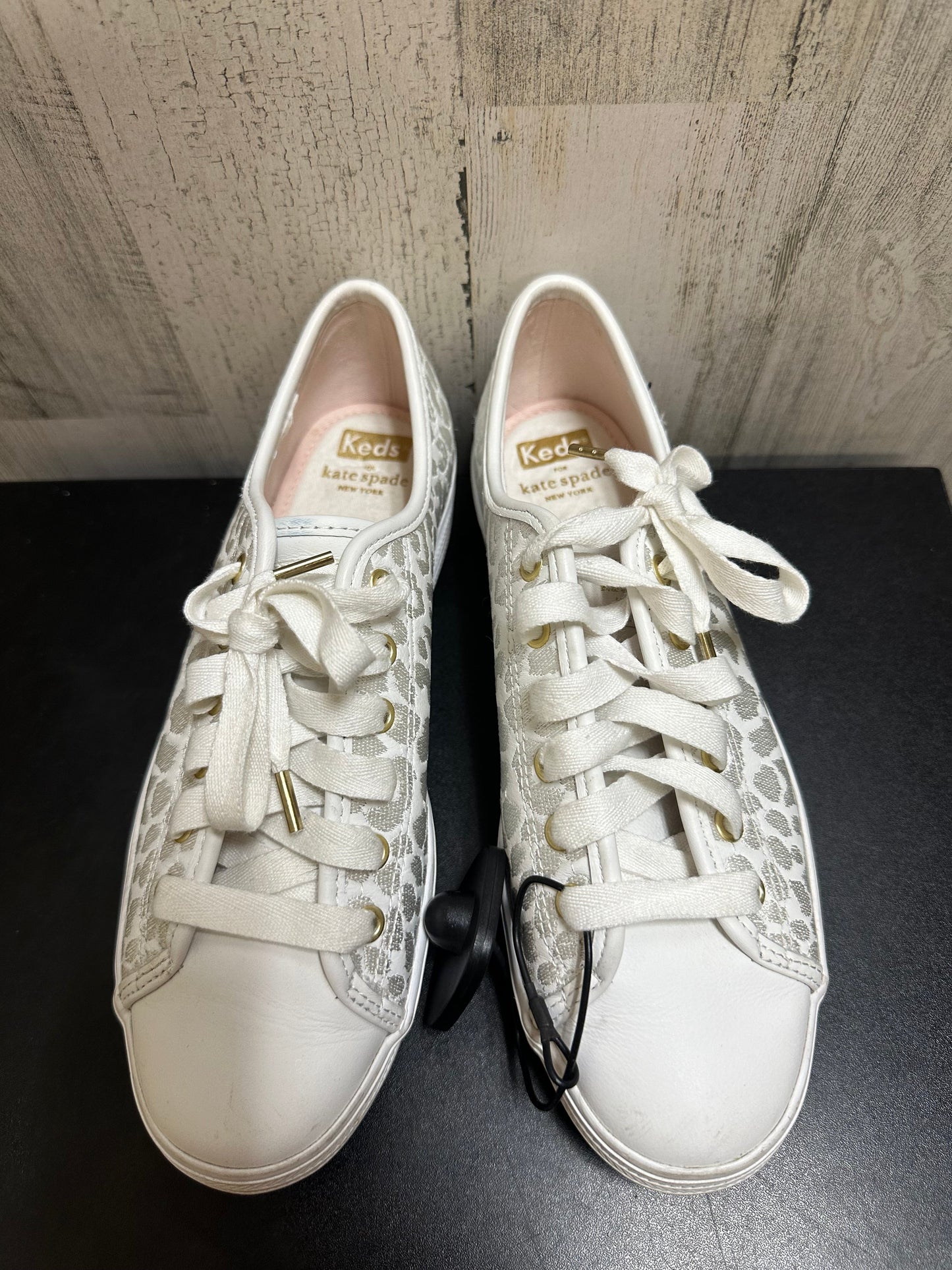 White Shoes Sneakers Keds, Size 7.5
