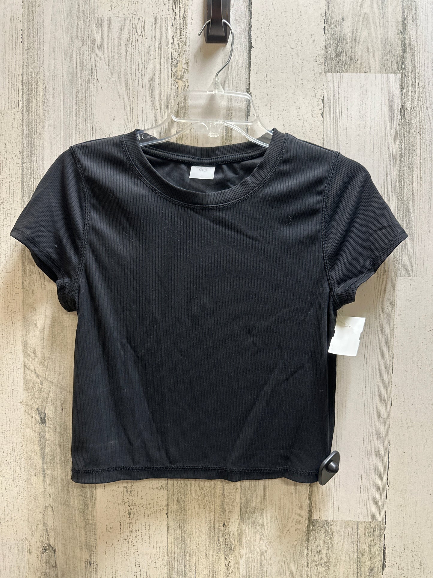 Black Top Short Sleeve Calia, Size L