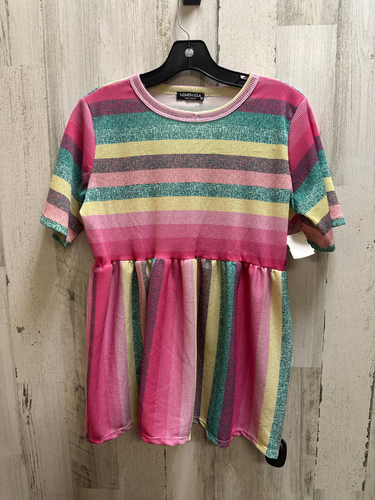 Multi-colored Top Short Sleeve Heimish Usa, Size S