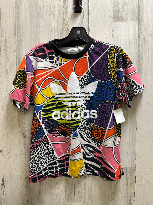 Multi-colored Top Short Sleeve Adidas, Size S