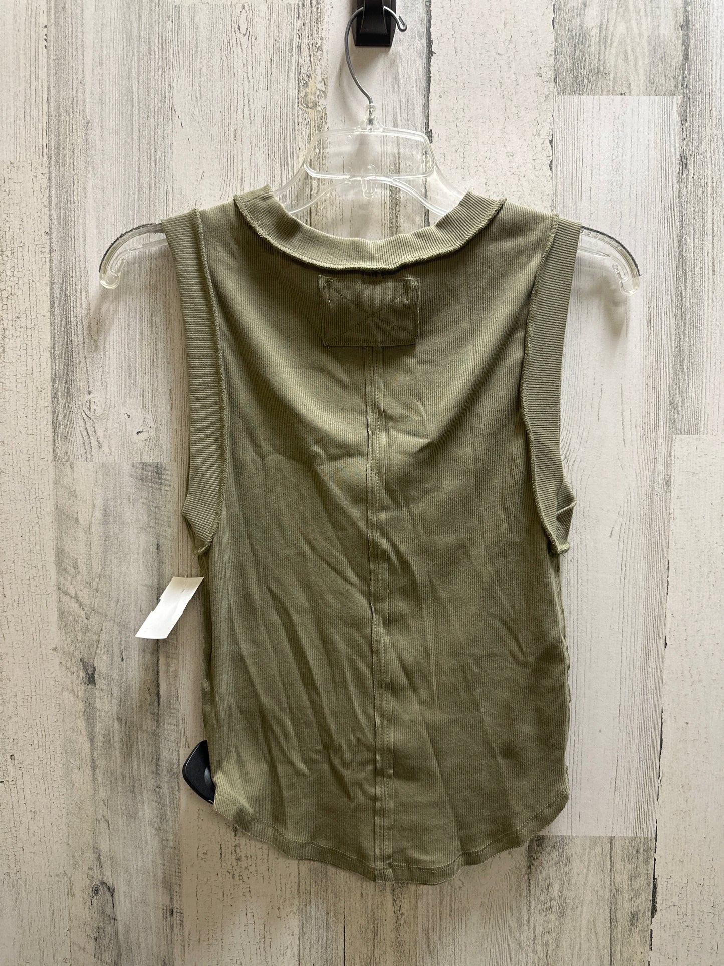 Green Top Sleeveless Free People, Size S