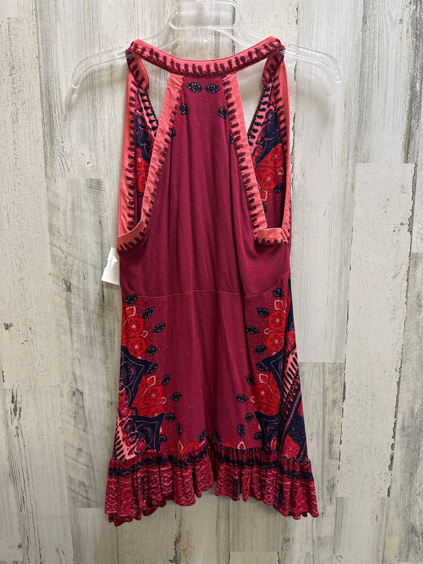 Red Top Sleeveless Free People, Size Xs