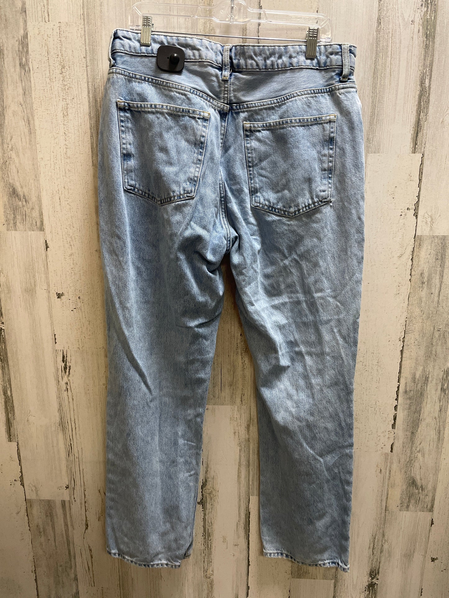 Jeans Wide Leg By H&m In Blue Denim, Size: 14