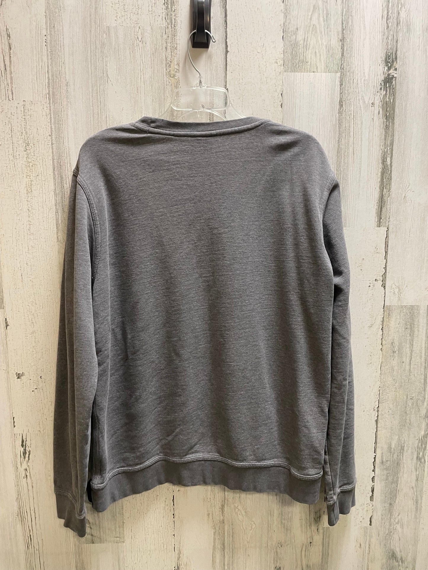 Sweatshirt Crewneck By Nike Apparel In Grey, Size: L