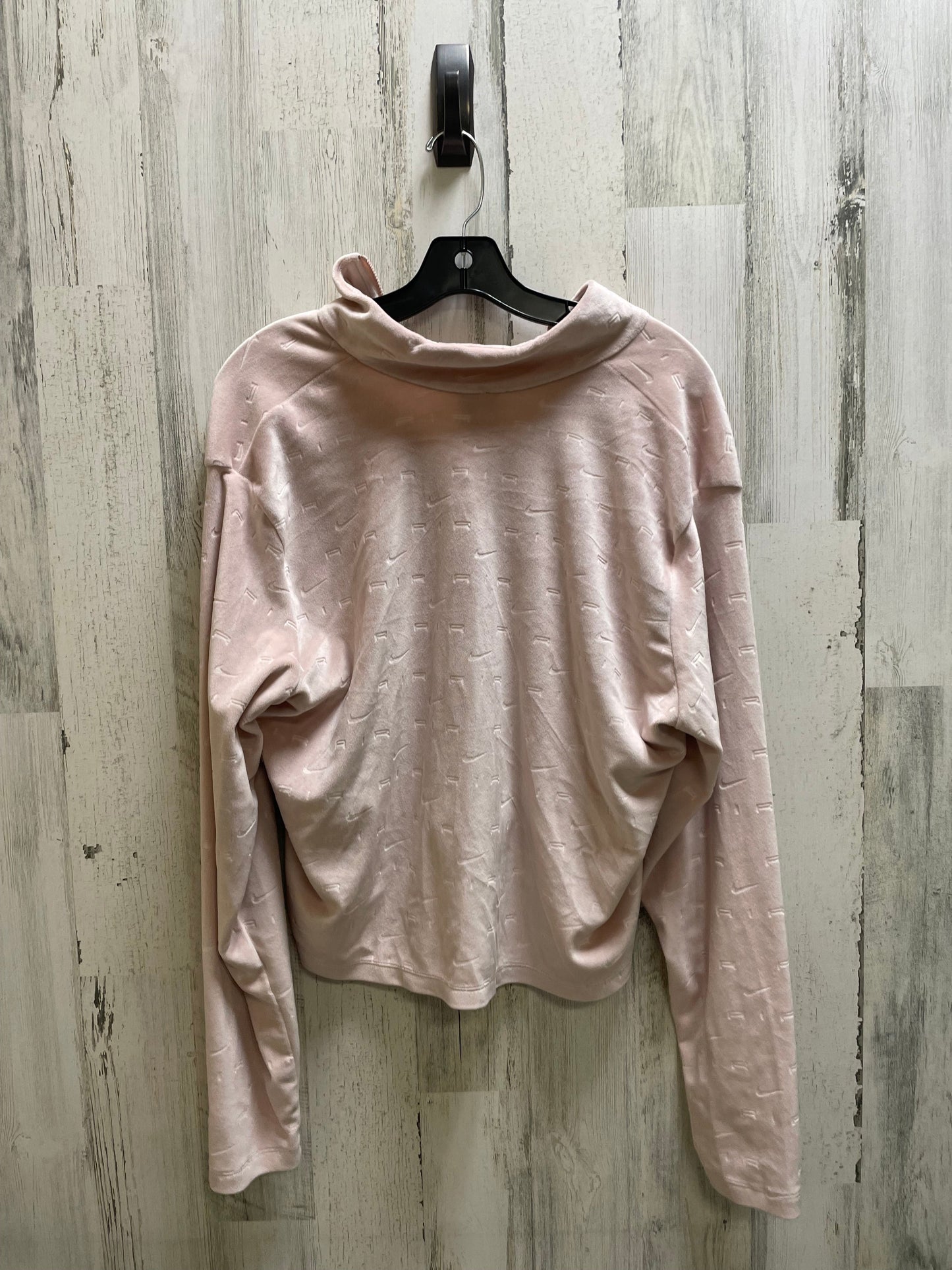 Sweatshirt Collar By Nike Apparel In Pink, Size: 2x