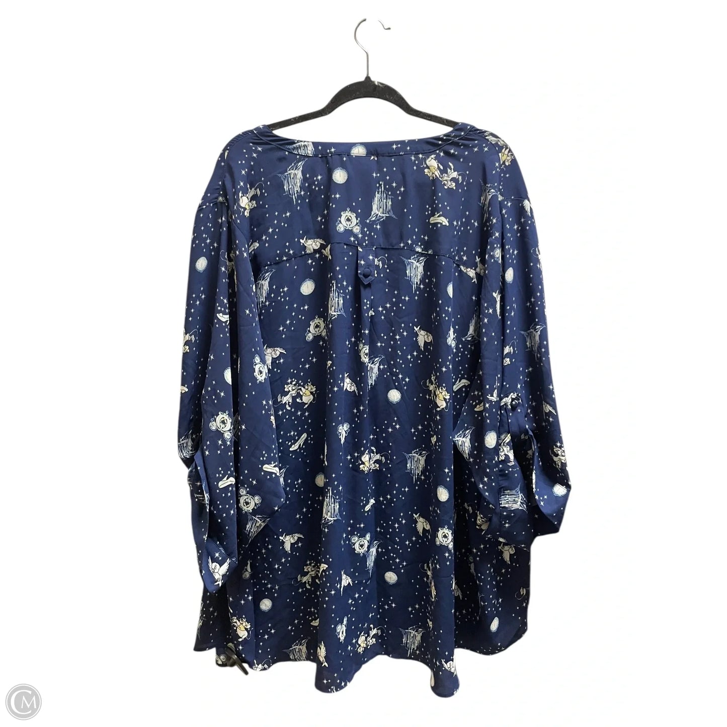 Top Long Sleeve By Torrid In Blue, Size: 4x