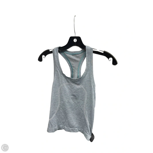Athletic Tank Top By Lululemon In Striped Pattern, Size: 4