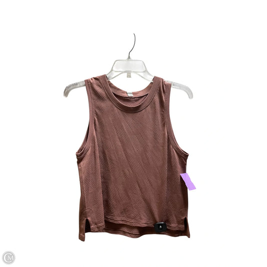 Athletic Tank Top By Lululemon In Pink, Size: 6