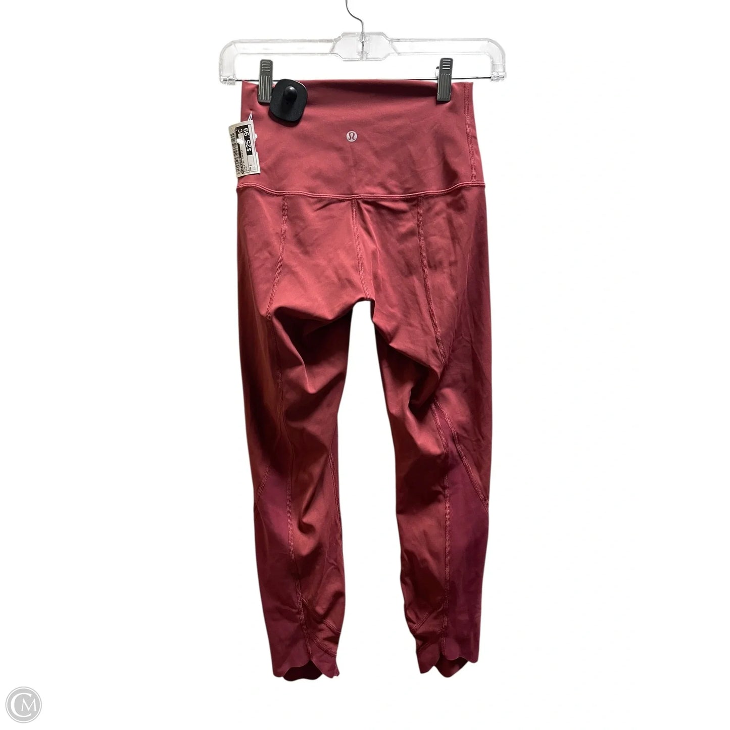 Athletic Capris By Lululemon In Pink, Size: S