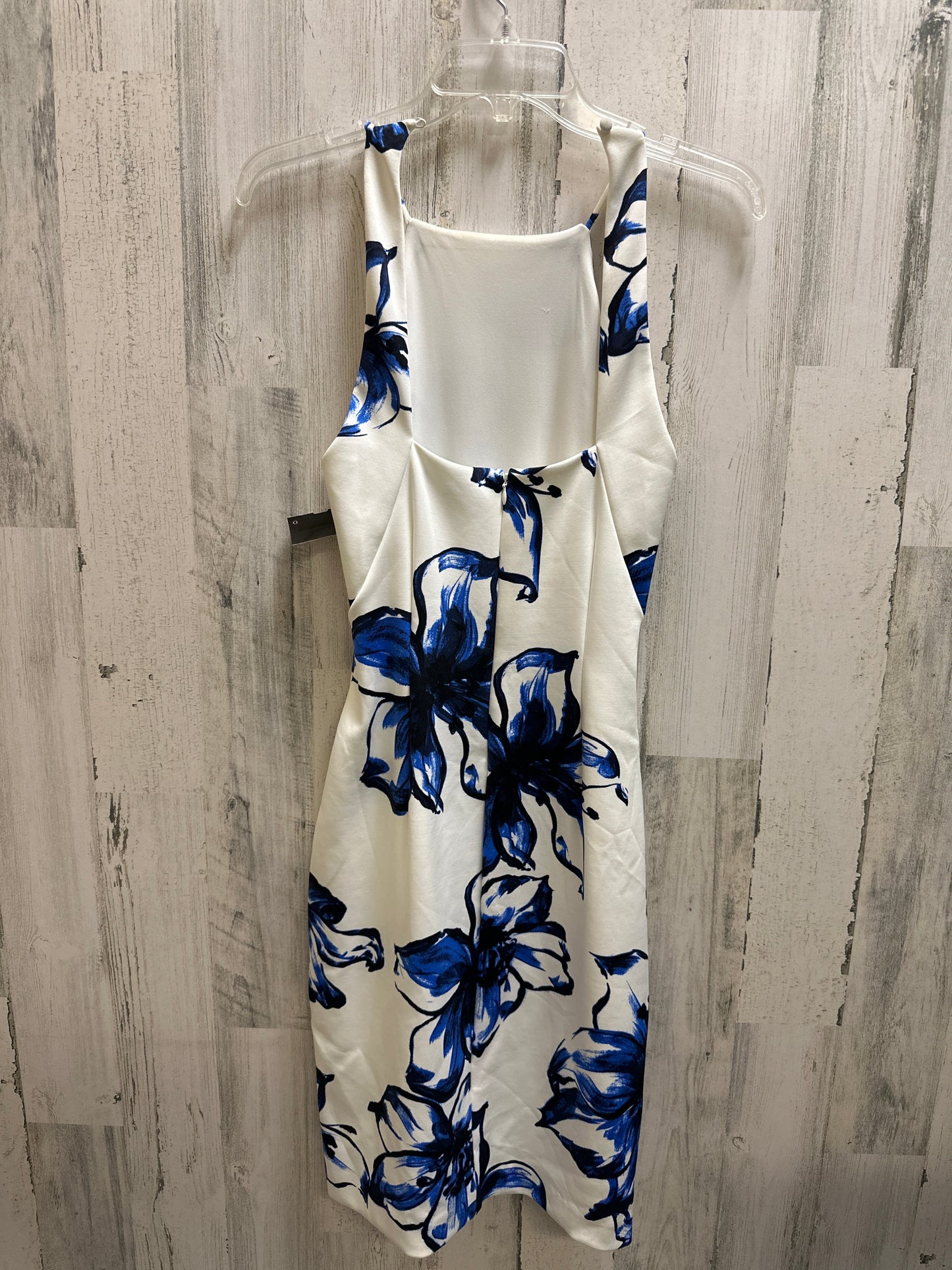 White Dress Casual Midi Lauren By Ralph Lauren, Size 4