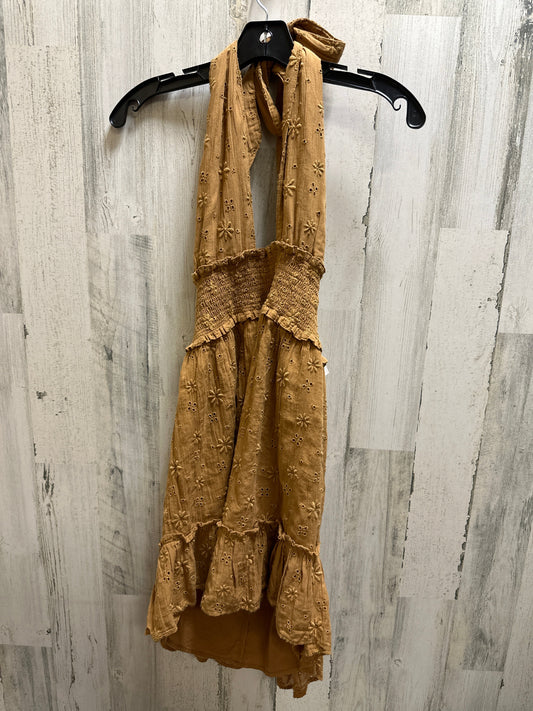Brown Dress Casual Midi Aerie, Size M