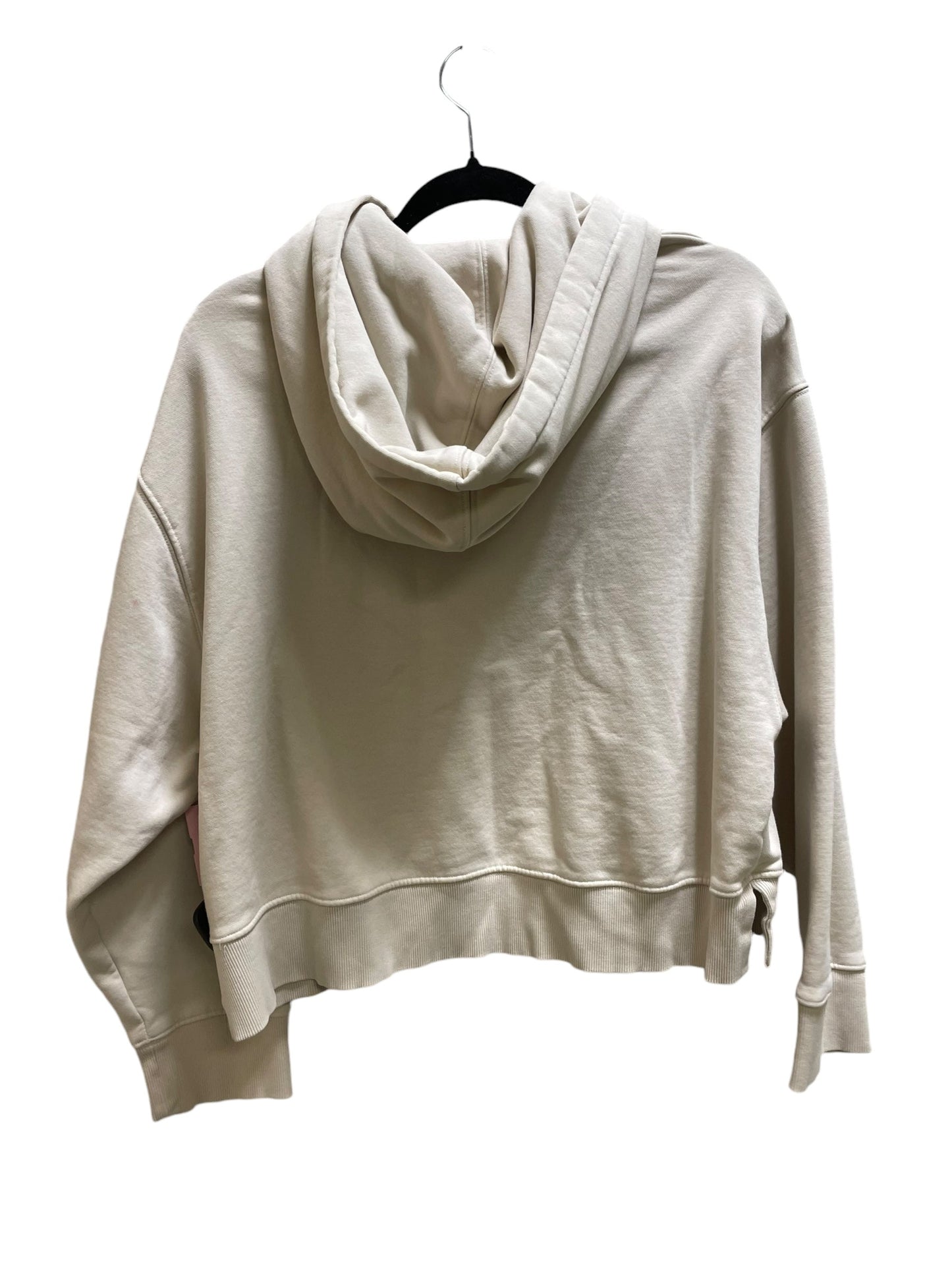 Sweatshirt Hoodie By Zara In Tan, Size: Xl