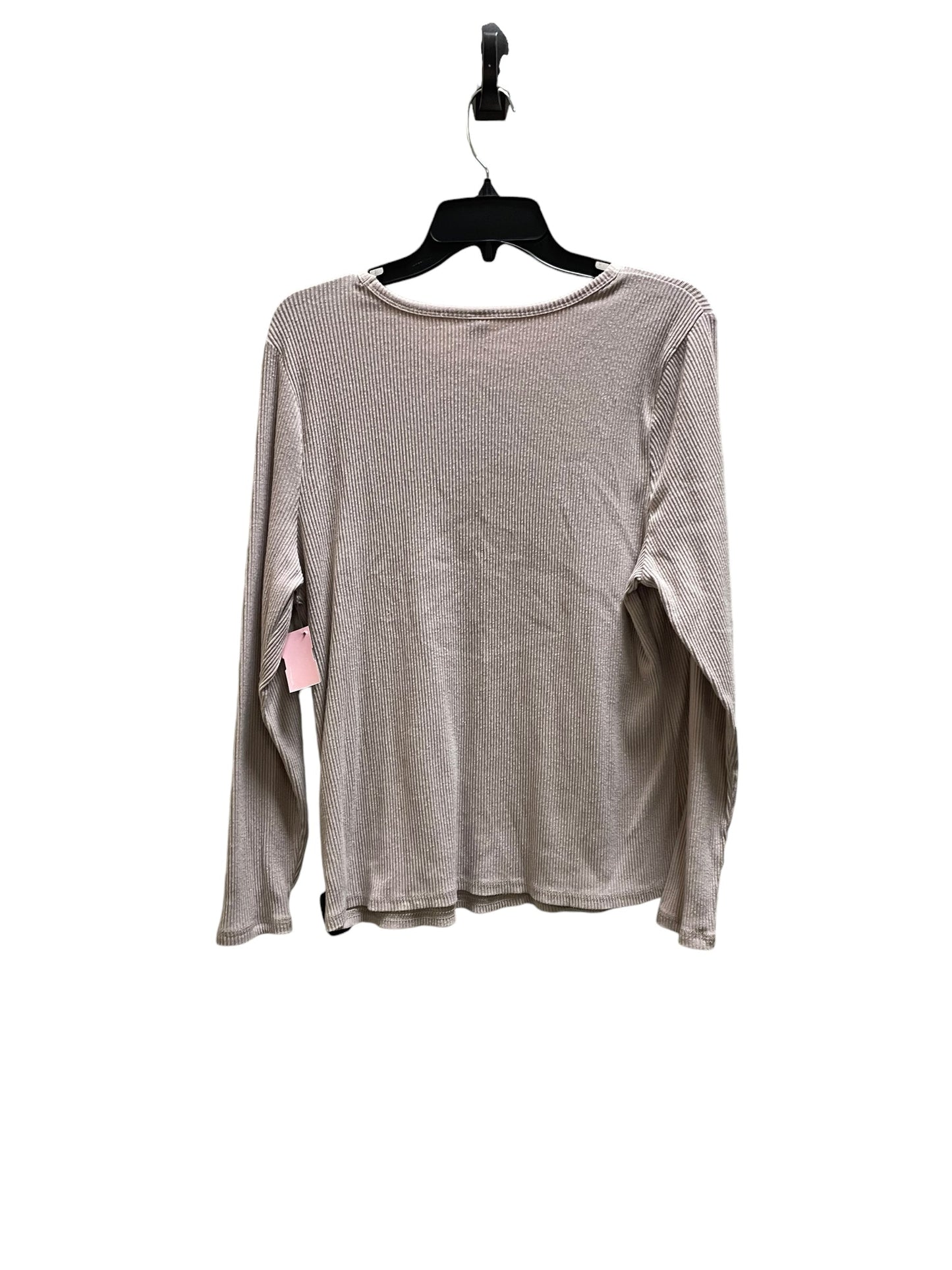 Top Long Sleeve Basic By Old Navy In Pink, Size: 2x