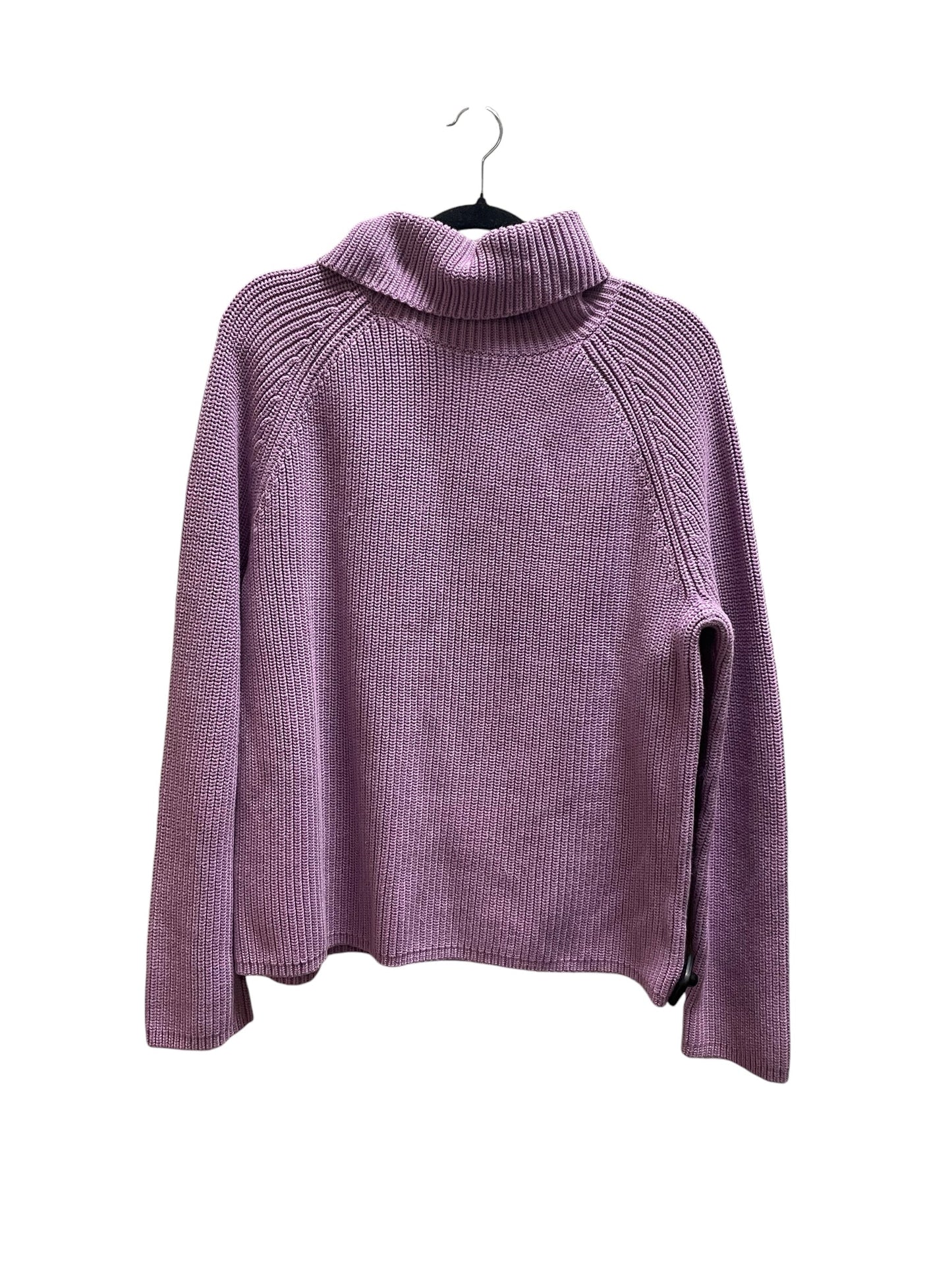 Sweater By Lands End In Purple, Size: L