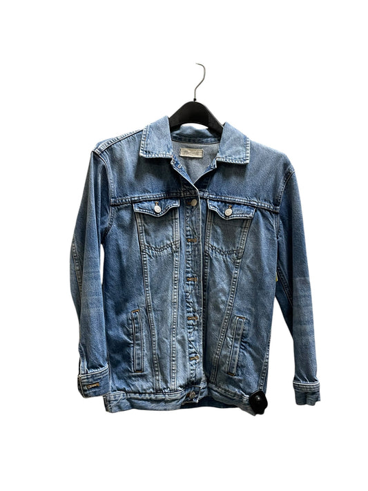 Jacket Denim By Madewell In Blue, Size: Xs