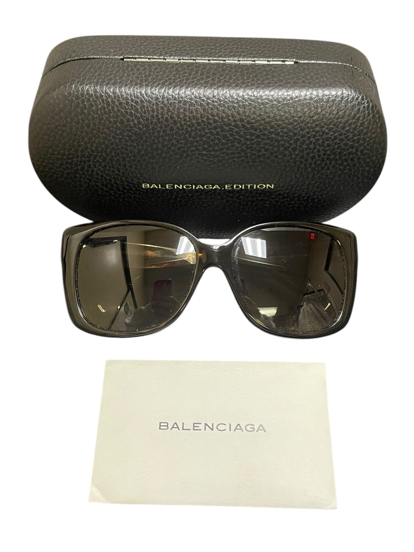 Sunglasses Designer By Balenciaga, Size: Medium