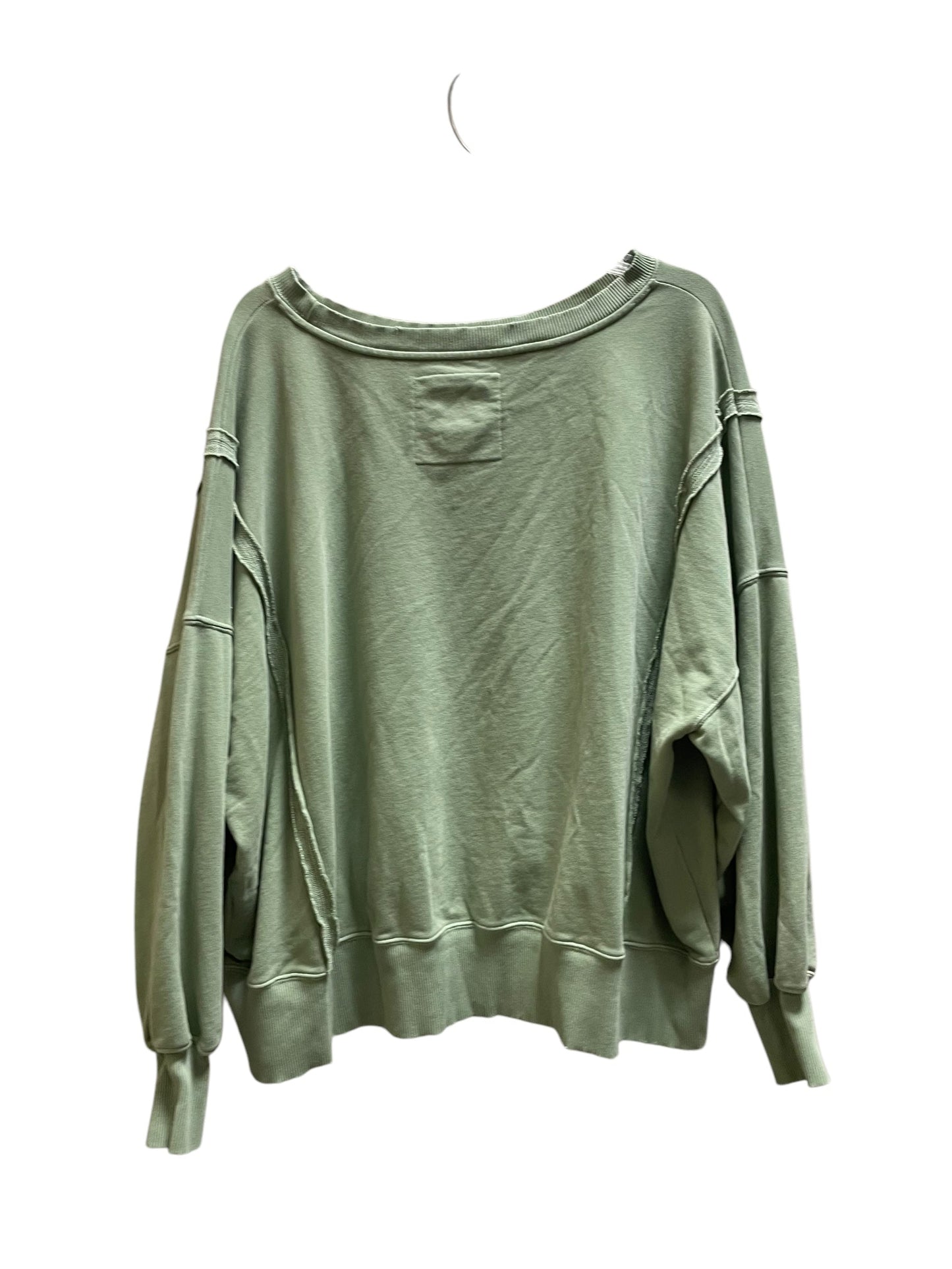 Sweatshirt Crewneck By American Eagle In Green, Size: S