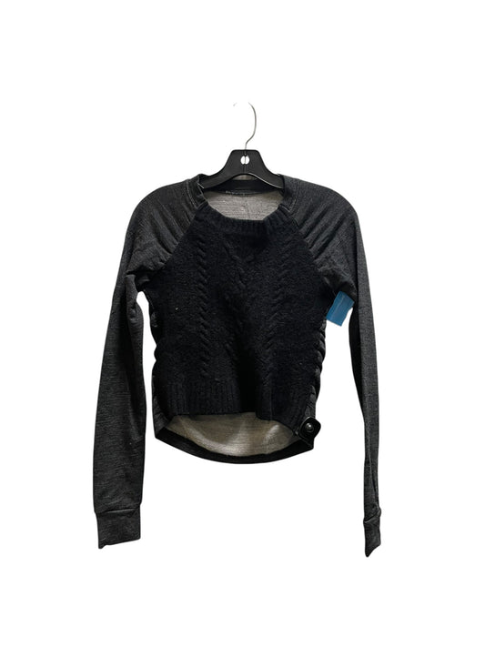 Athletic Top Long Sleeve Crewneck By Lululemon In Black, Size: 6