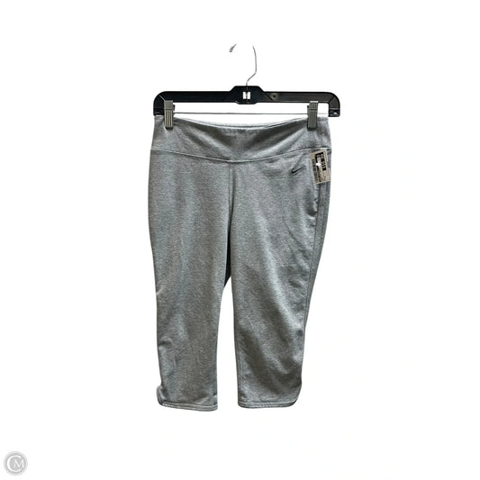 Athletic Capris By Nike Apparel In Grey, Size: S