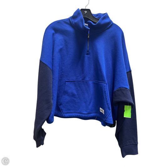Sweatshirt Collar By Under Armour In Blue, Size: Lp