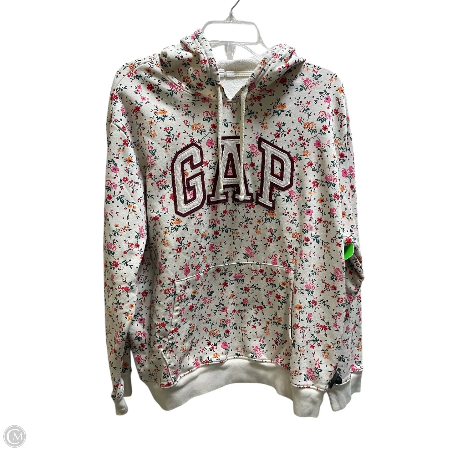 Sweatshirt Hoodie By Gap In Floral Print, Size: Xl