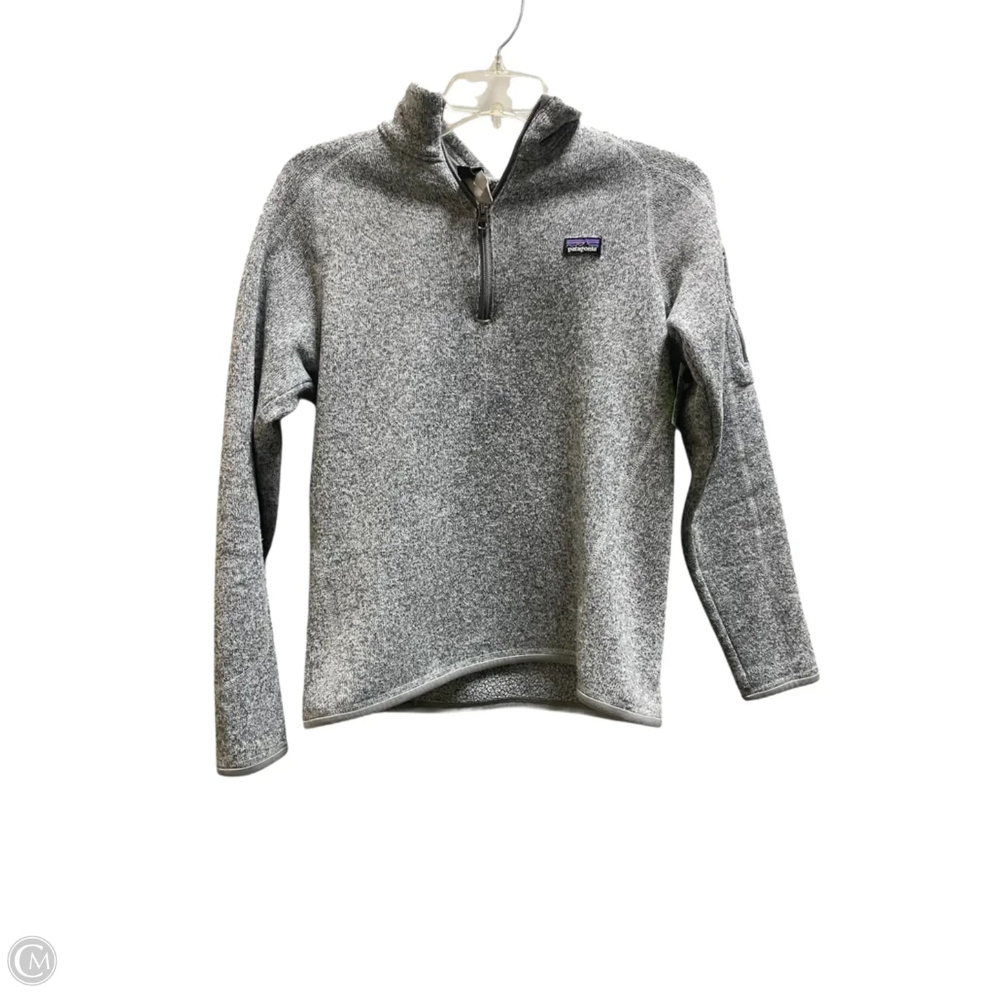 Sweatshirt Collar By Patagonia In Grey, Size: Xxl