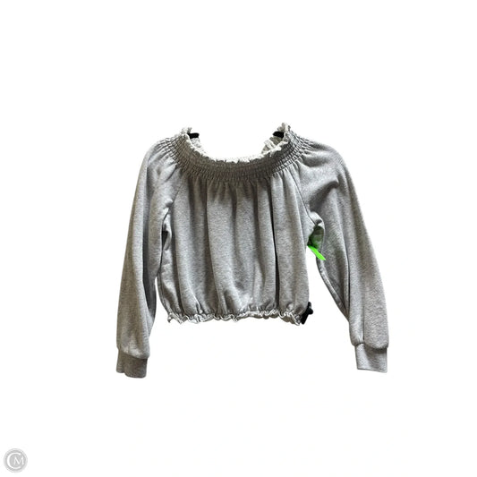 Top Long Sleeve By Garage In Grey, Size: S