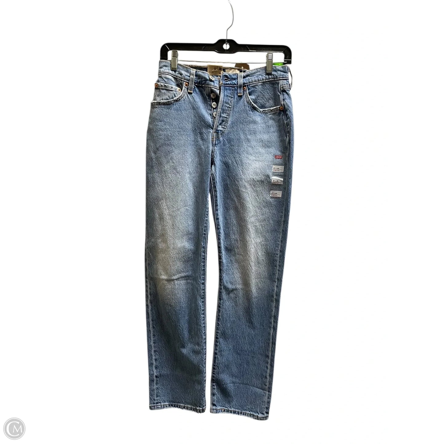 Jeans Skinny By Levis In Blue, Size: 4