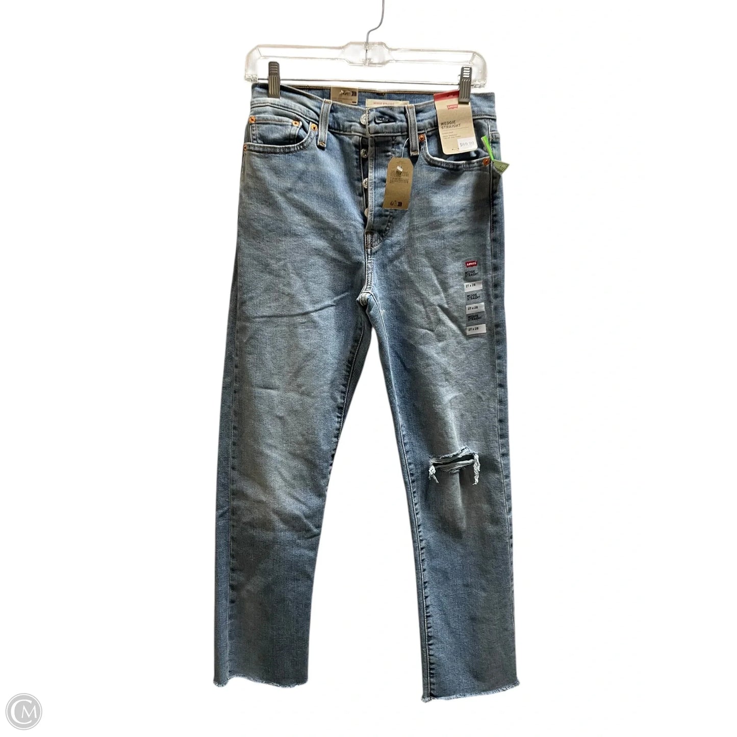 Jeans Straight By Levis In Blue, Size: 4
