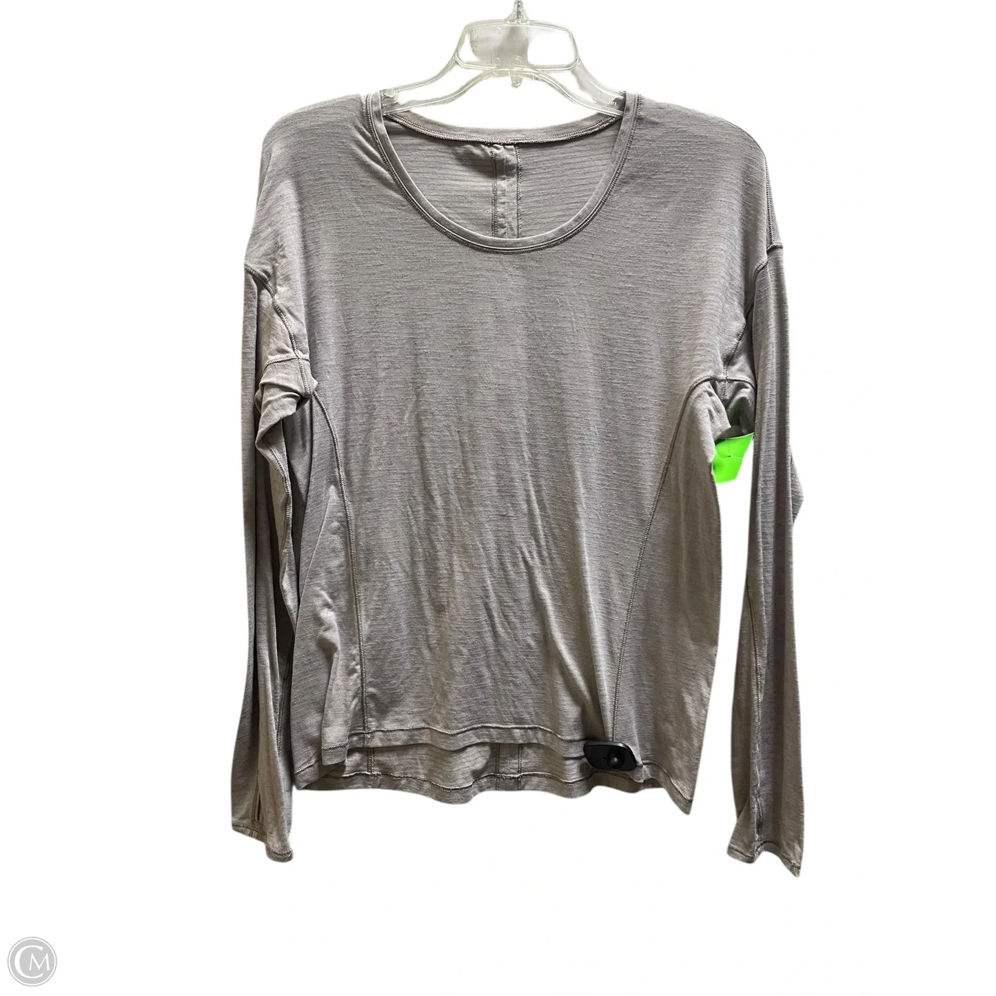 Athletic Top Long Sleeve Crewneck By Lululemon In Purple, Size: S