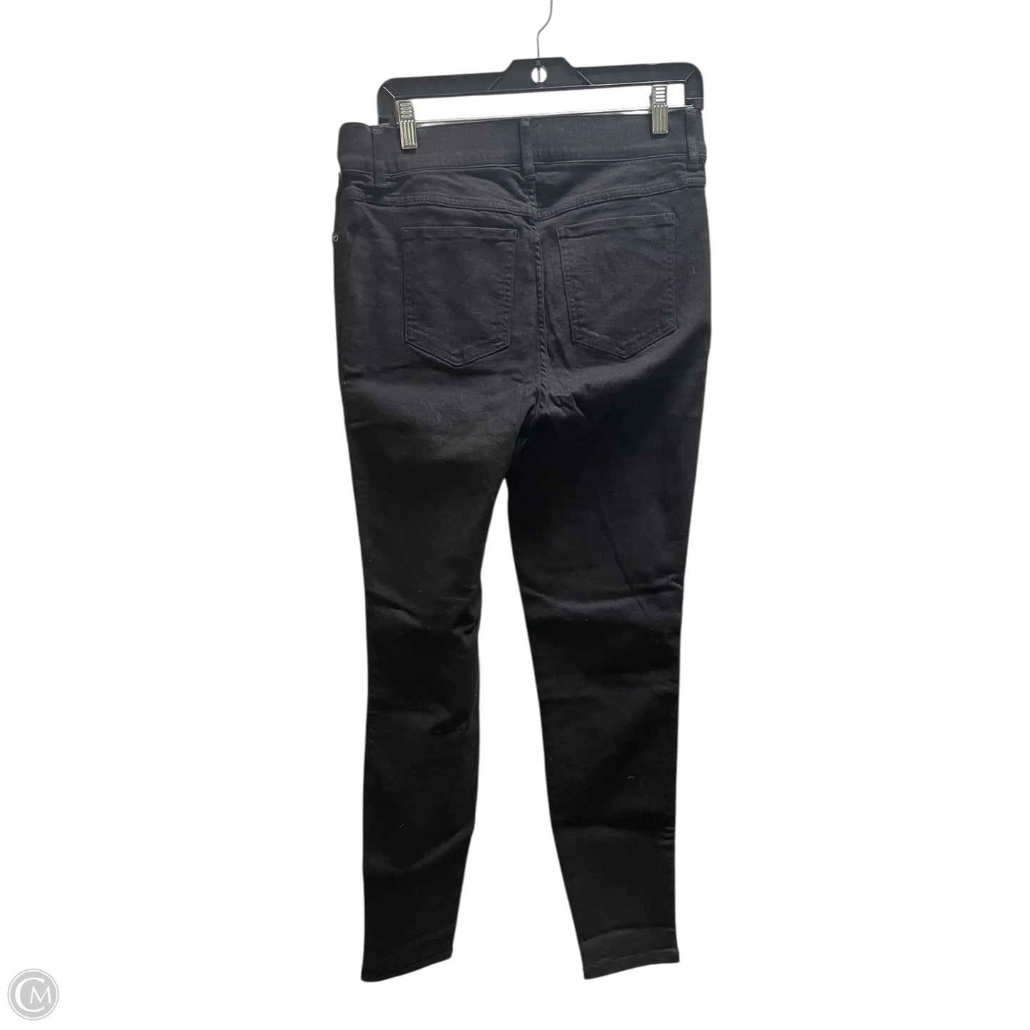 Jeans Straight By Spanx In Black, Size: 12