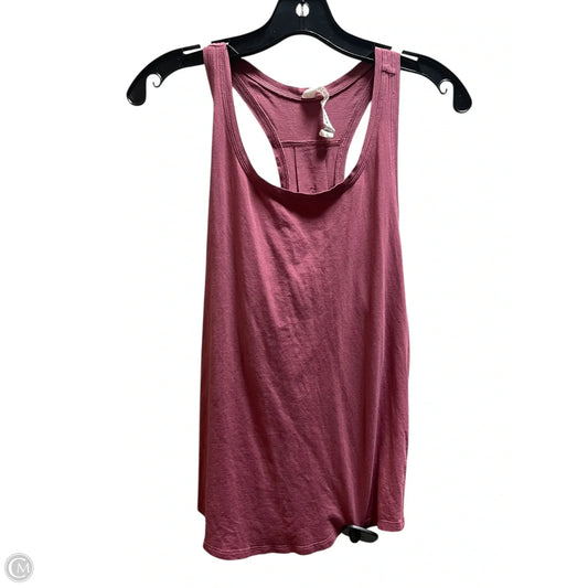 Athletic Tank Top By Lululemon In Pink, Size: 6