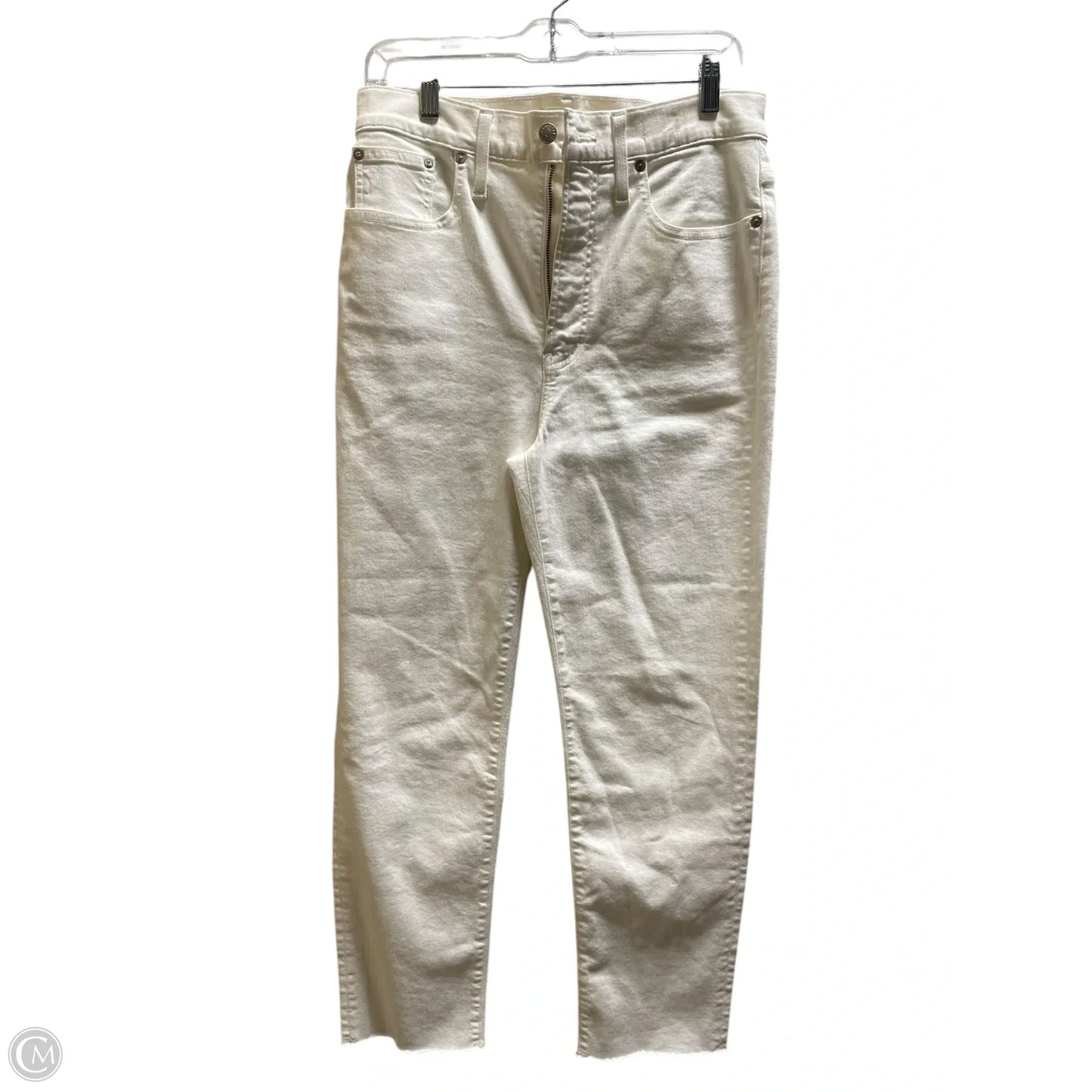 Jeans Boot Cut By Madewell In White, Size: 8